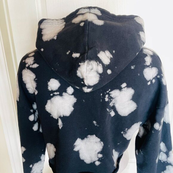 Wego Japan Crop Hoodie Sweatshirt Dip-Dyed Small - Picture 6 of 12